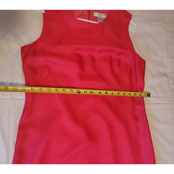 Peter Nygard Dress Womens Size 10 Pink Silk Sleeveless Decorated Hem Chic Party - Picture 6 of 8